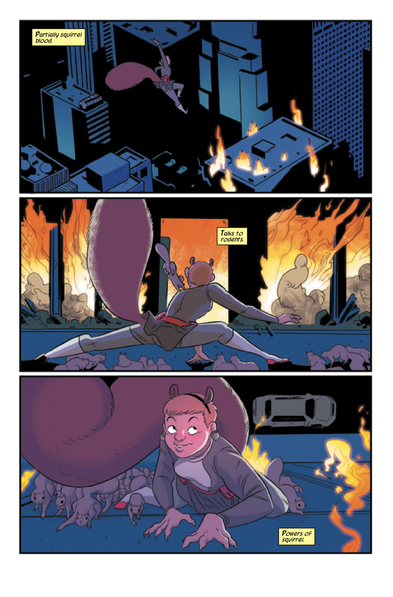 Illustration for article titled Exclusive Marvel preview: The Unbeatable Squirrel Girl is back to kick butts, eat nuts